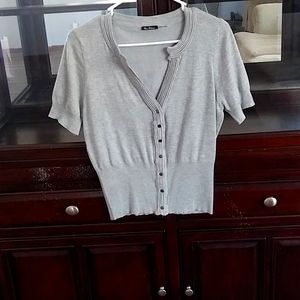 Vila Milano short sleeve sweater blouse